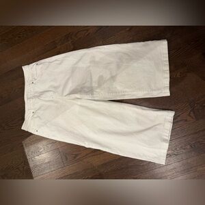 Chico’s wide leg white jeans